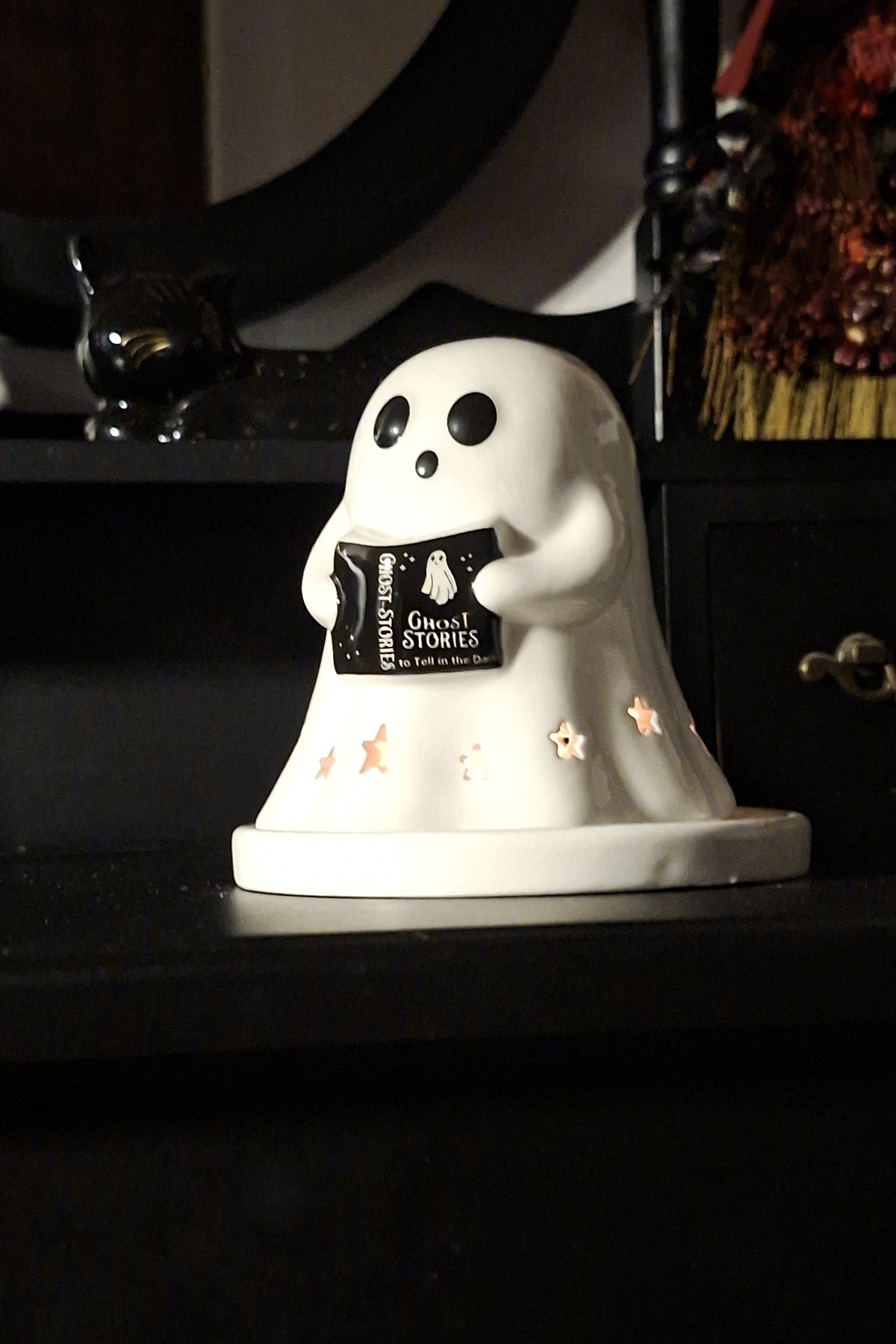 Portavelas Fantasma Lector