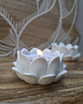 Portavelas Flor de Loto (Set de 3)