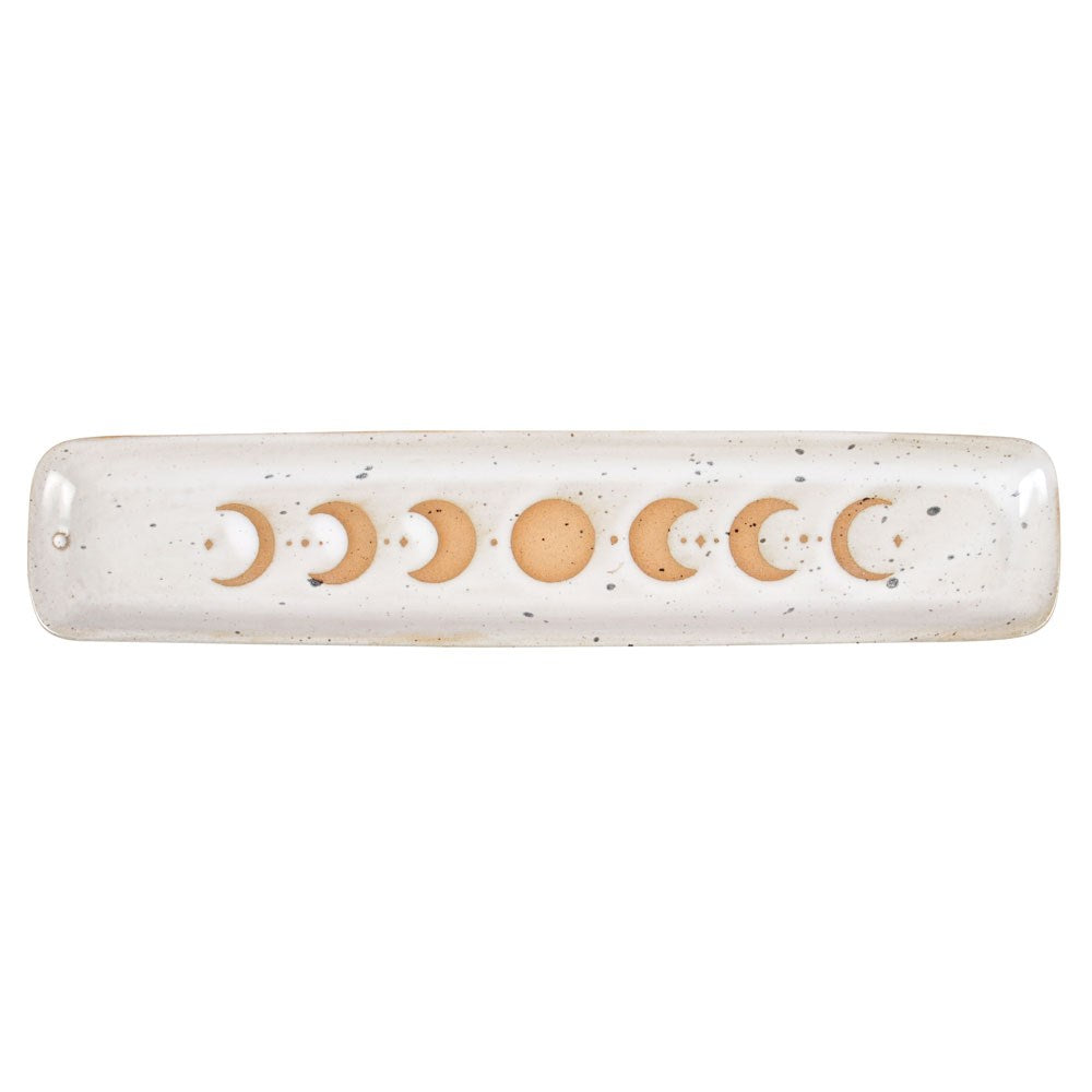 Incensario Fase Lunar Crema
