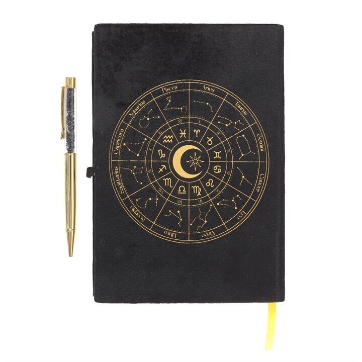 Cuaderno Terciopelo Rueda Astrológica