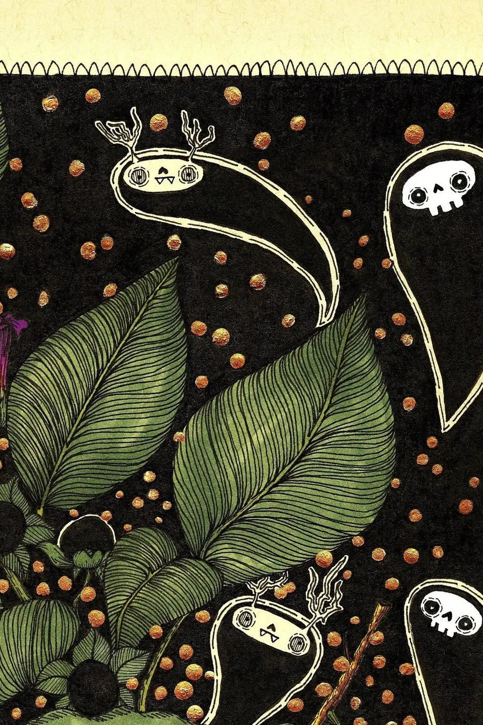 Ilustración Botánica Belladona & Higos