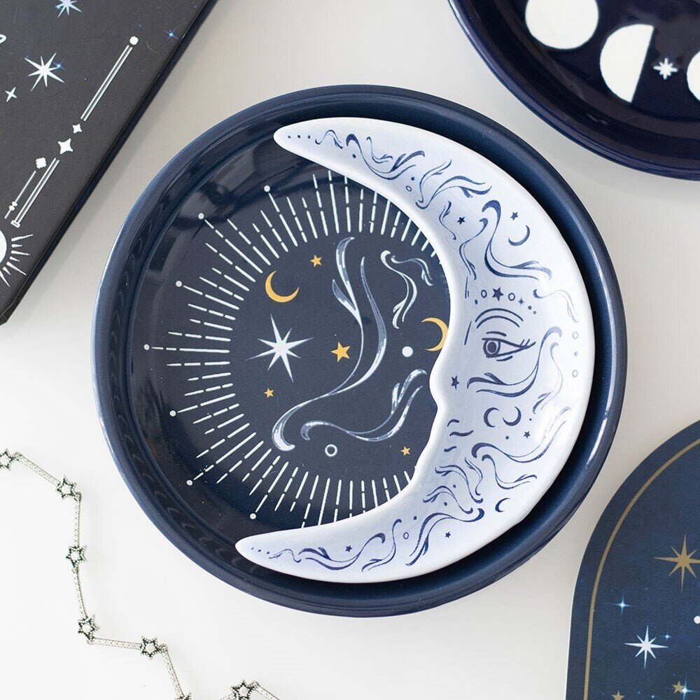 Plato de céramica Doble Luna