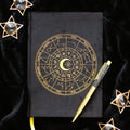 Cuaderno Terciopelo Rueda Astrológica