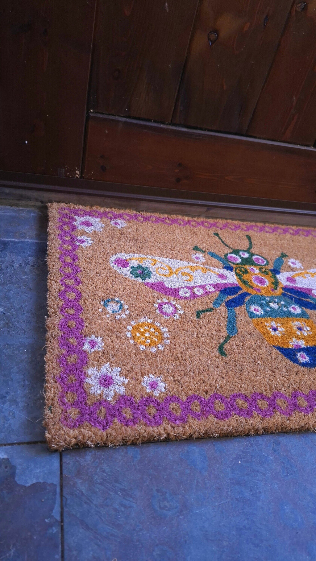 Felpudo Abeja Floral