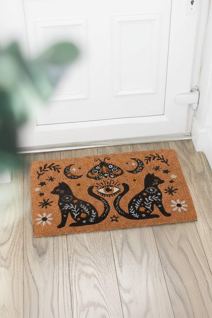 Felpudo Gatos Cósmicos