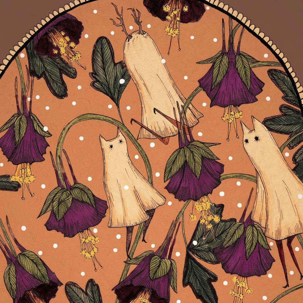 Ilustración Botánica Flor Encantada