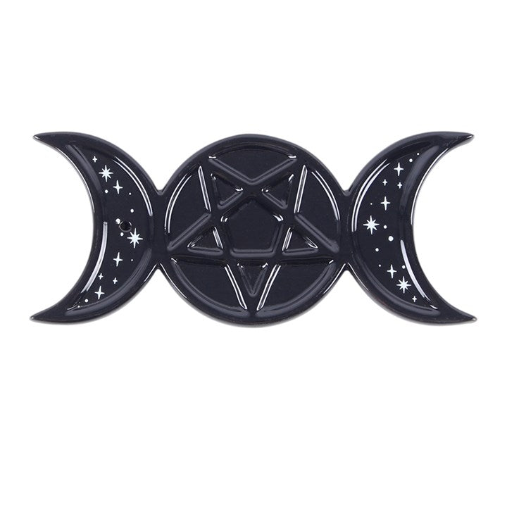 Incensario Triple Luna con Pentagrama