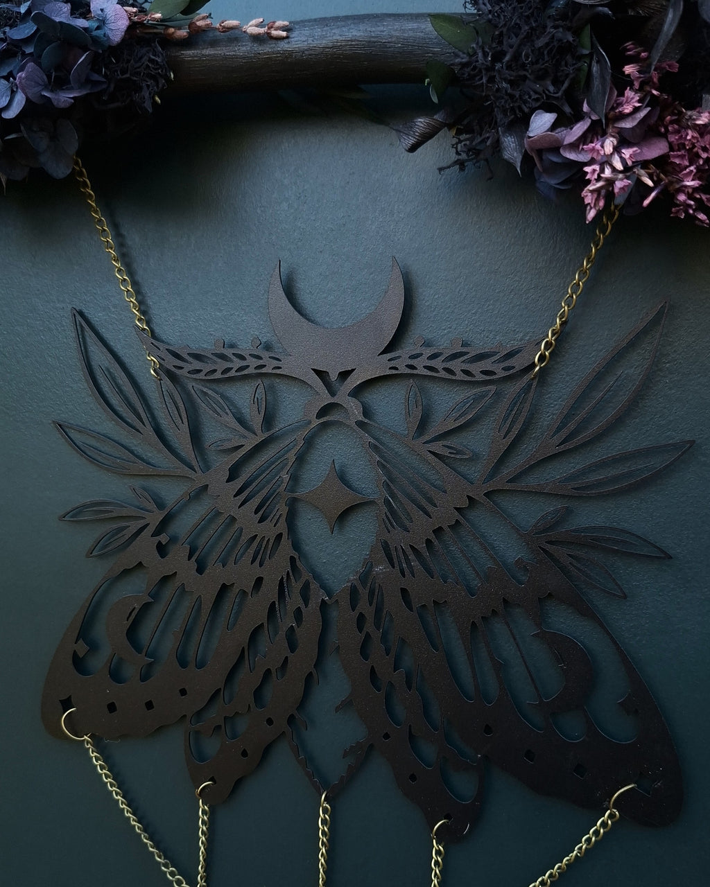 Decoración Polilla Oscura