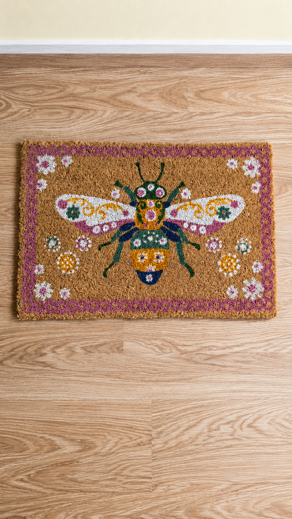 Felpudo Abeja Floral